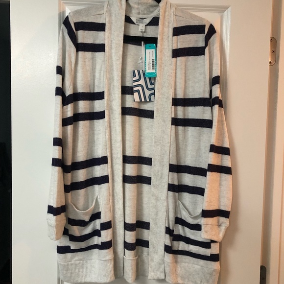 Market & Spruce Sweaters - MARKET & SPRUCE Heather Brushed Knit Two Pocket Cardigan